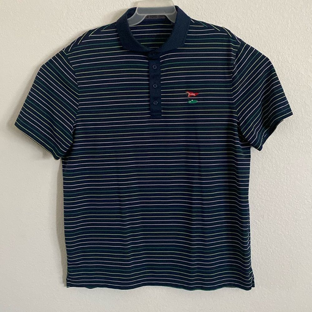 G FORE Men’s Multi Stripe Golf Polo Shirt Size XL